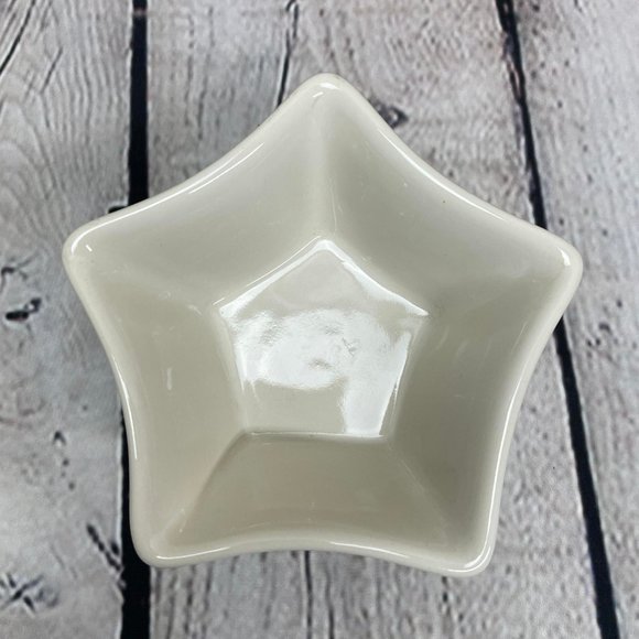 Longaberger Red Small Star Dish Set/2 - Picture 4 of 4